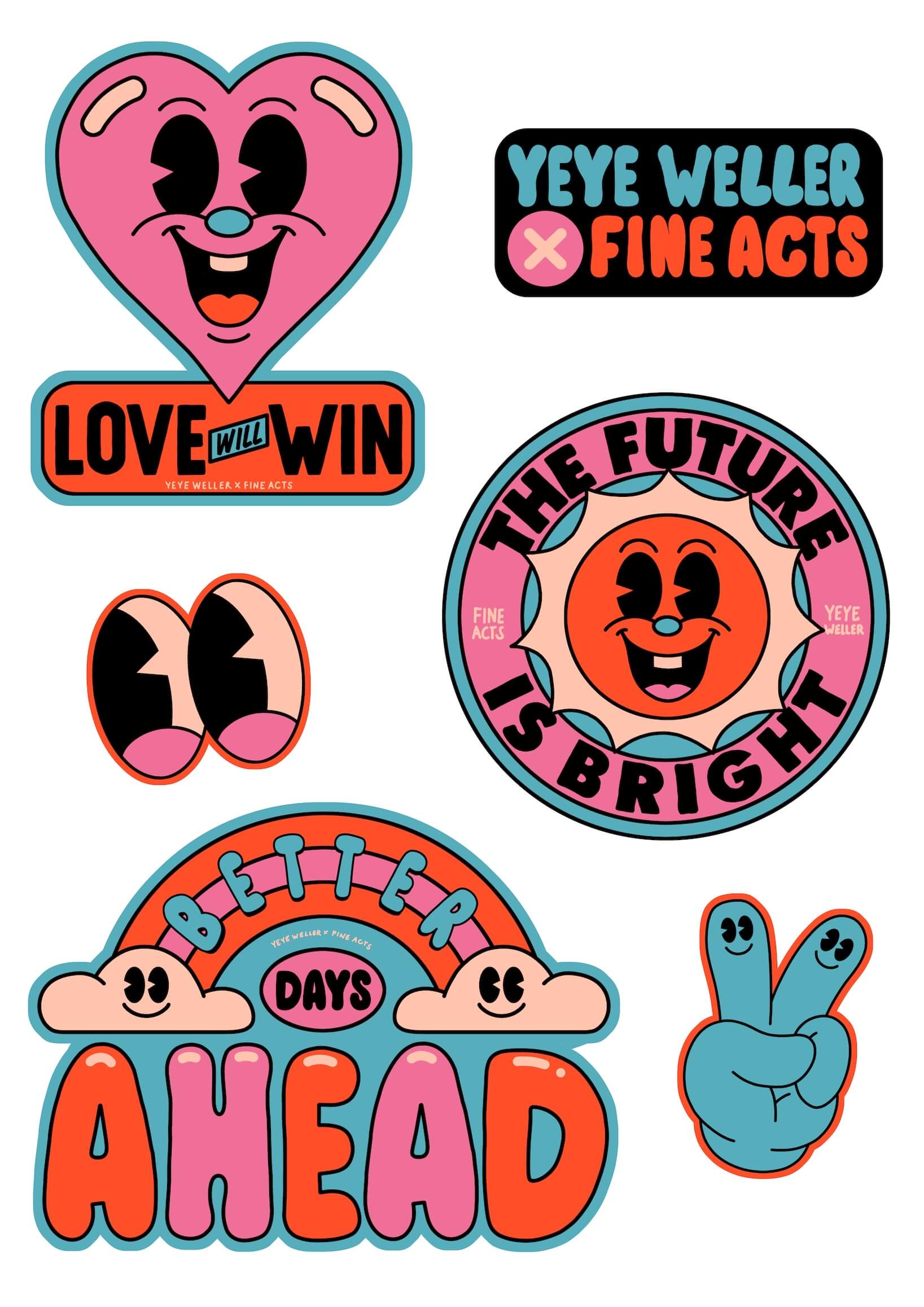 Hope Sticker Set x Fine Acts main image