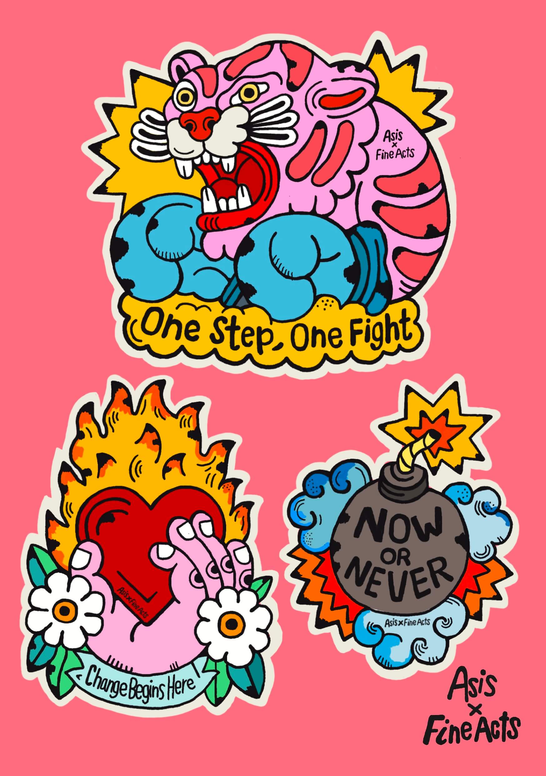 Action Sticker Set x Fine Acts main image