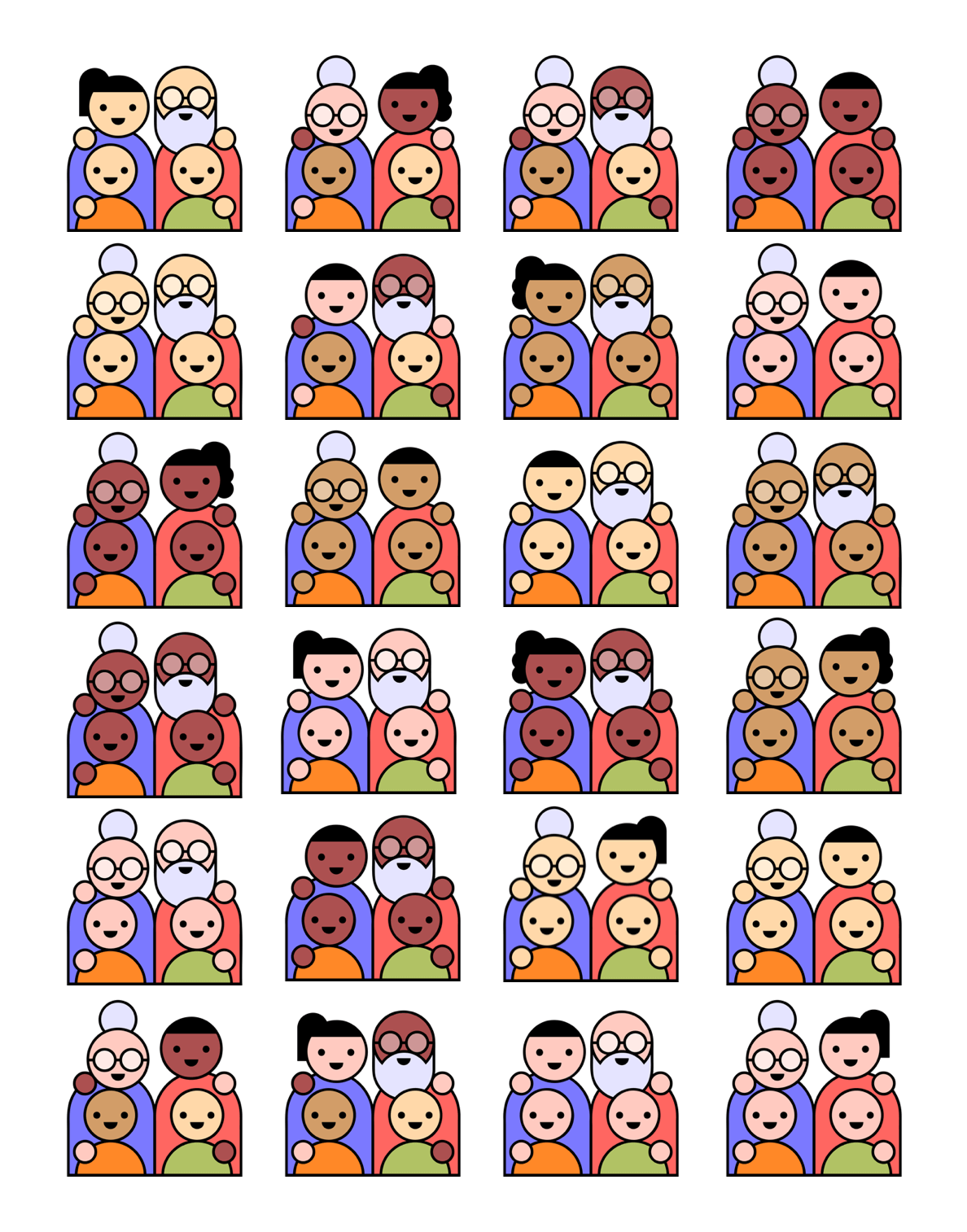 All Together - Symbol Pack - Generations Together (1/2) main image