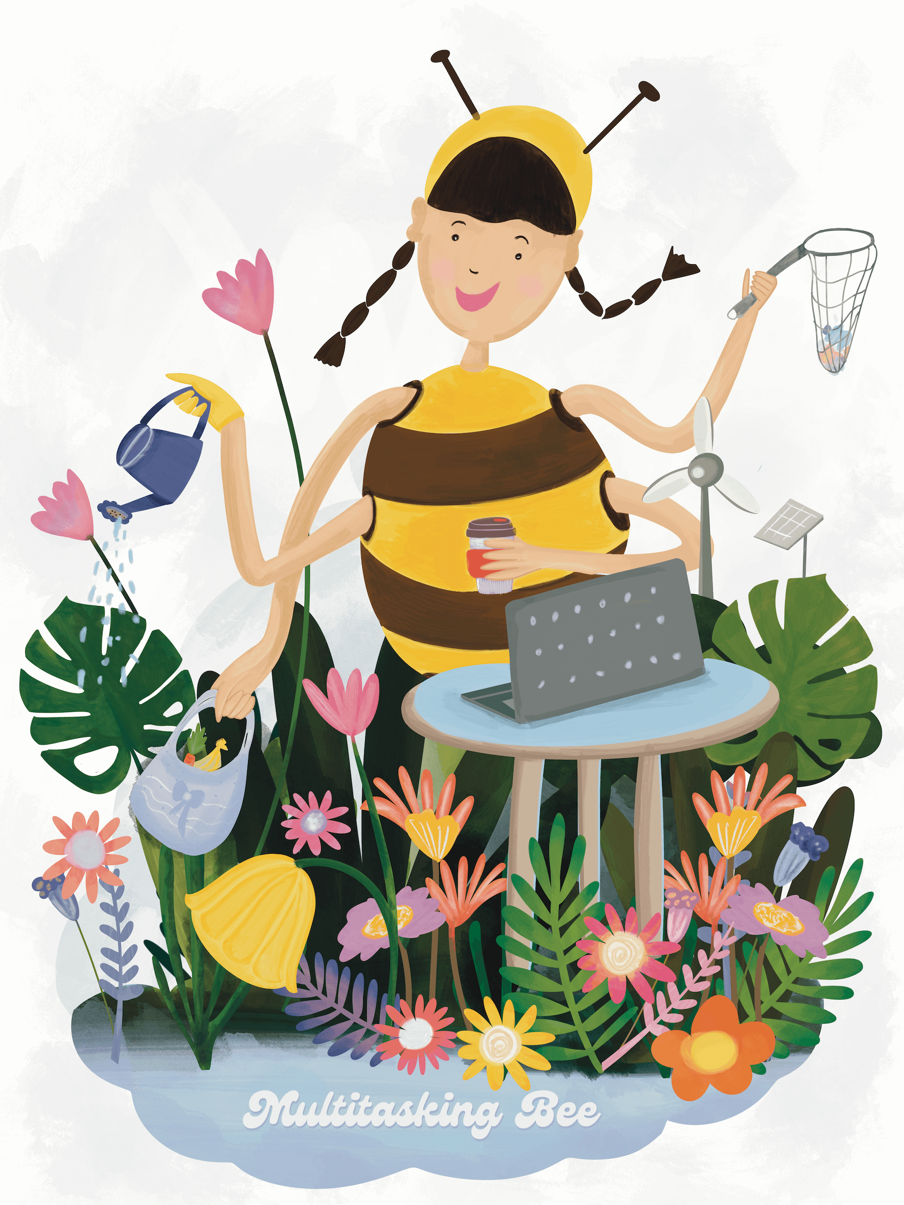 Multitasking Bee main image